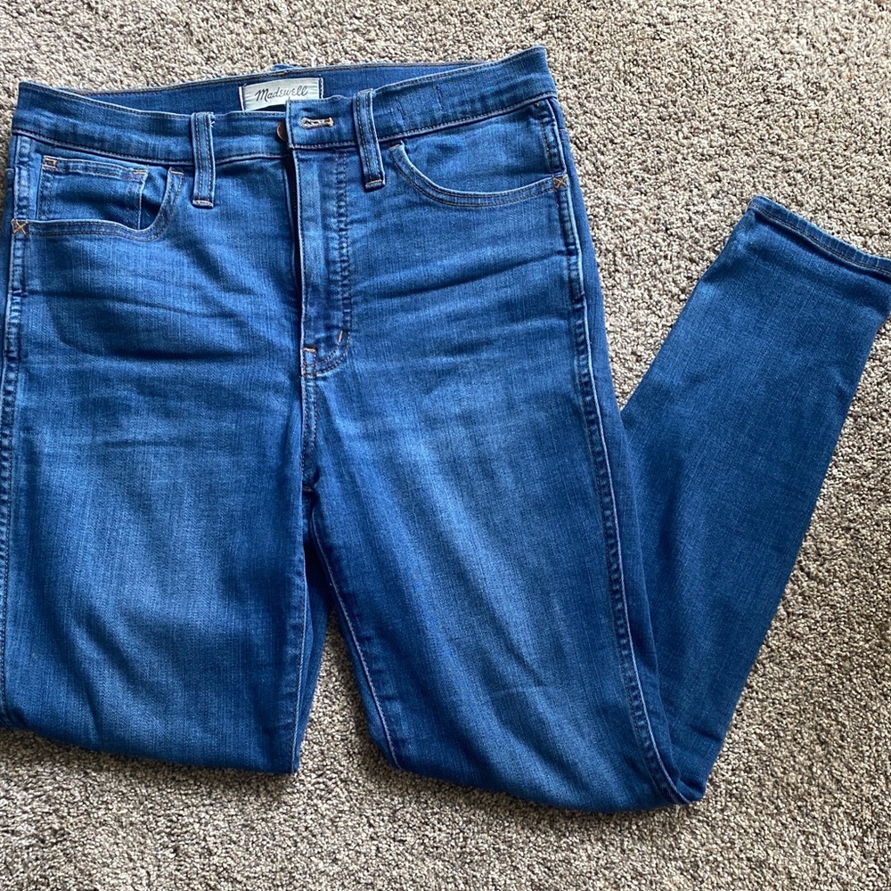 Madewell Skinny Jeans in Medium Blue Wash